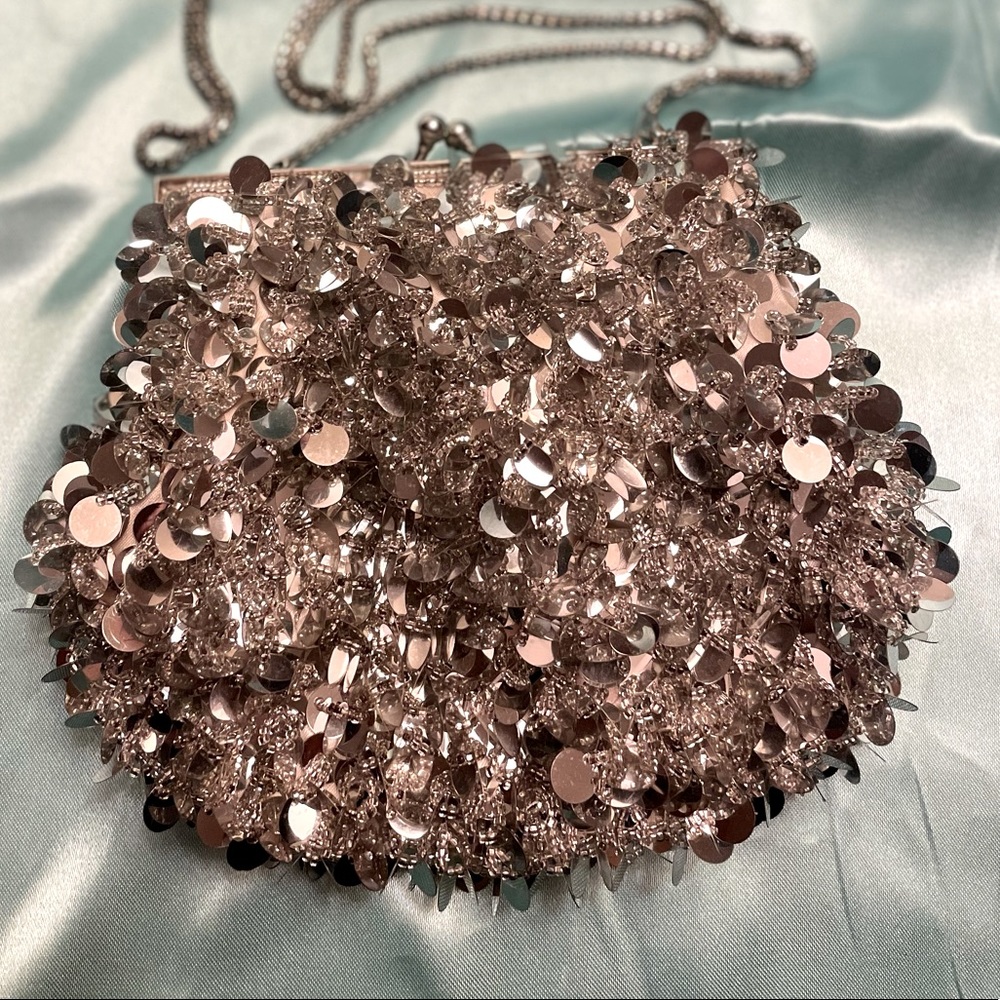 Sequin mini purse